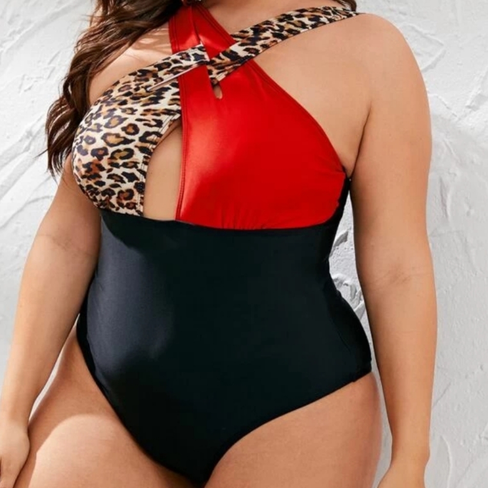 NWOT. One-piece SHEIN swim suit.